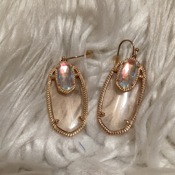 Perfect Condition retired Dichroic Kendra Scott Emmy earrings. Just beautiful! - Picture 3 of 3